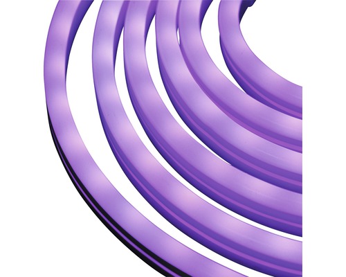 Furtun luminos cu LED-uri încolăcit