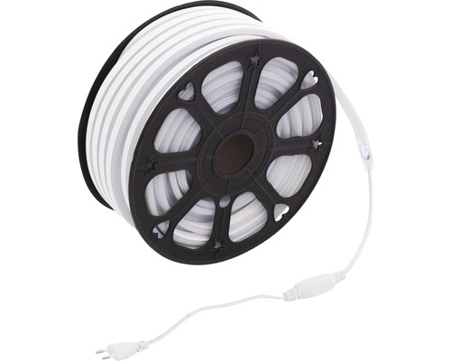 Furtun luminos LED pe bobină cu ștecher