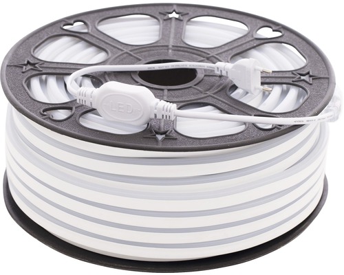 Furtun luminos LED pe rolă cu cablu de alimentare