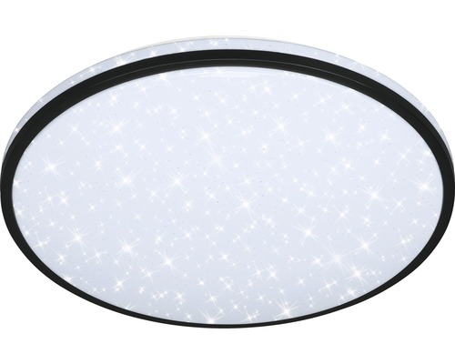 Plafonieră cu LED integrat Sternenhimmel 48W 4400 lumeni 3000-6500K, cu telecomandă, negru/alb cu efecte de stele Plafonieră cu LED integrat Sternenhimmel 48W 4400 lumeni 3000-6500K, cu telecomandă, negru/alb cu efecte de stele