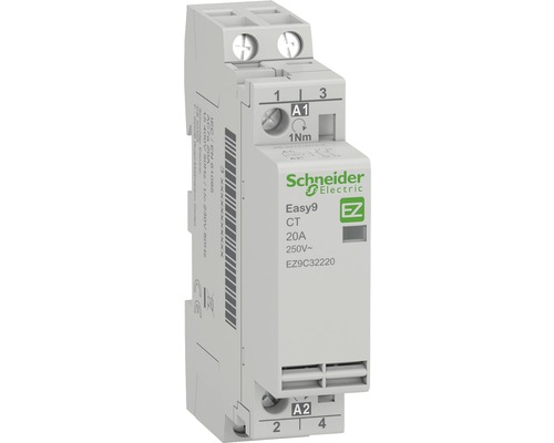 Contactor modular Schneider Easy9 2P 20A, pentru tablouri electrice