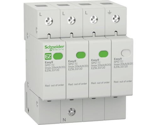Descărcător pentru supratensiune Schneider Easy9 SPD 3P+N 400V max. 20kA