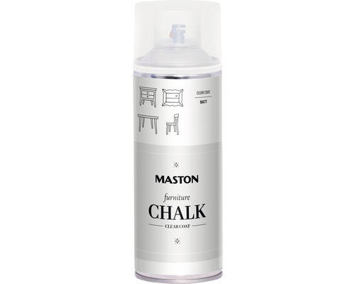Vopsea cretă spray pentru mobilă Maston Furniture Chalk transparentă mată 400 ml