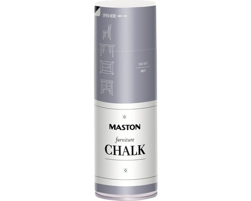 Spray vopsea cretă pentru mobilă Maston Dove grey mată 400 ml Maston vopsea pentru mobilă vopsea de cretă gri porumbel, suprafață mată