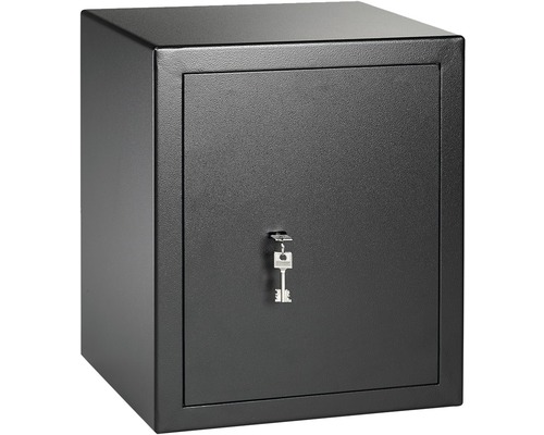 Seif negru cu cheie