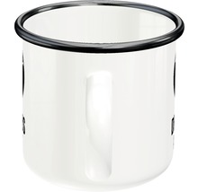 Cană emailată cu mâner