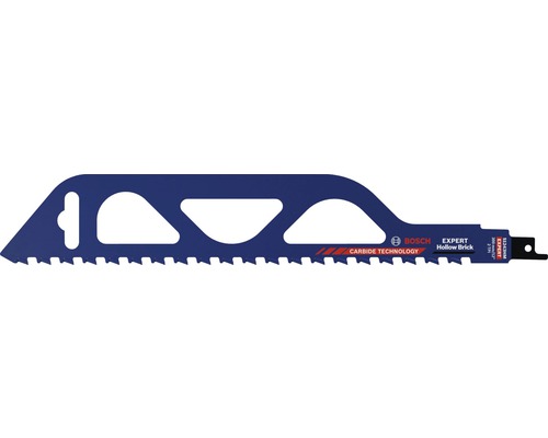 Pânză fierăstrău sabie Bosch Zubehör Expert Hollow Brick 300mm, pentru cărămidă Lamă de ferăstrău sabie Bosch Expert Hollow Brick