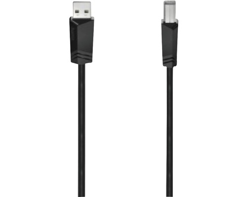 Cablu periferice USB tip B Hama 1,5m negru