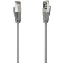 Cablu de rețea gri cu conectori RJ45
