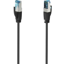 Cablu Ethernet negru cu conector RJ45
