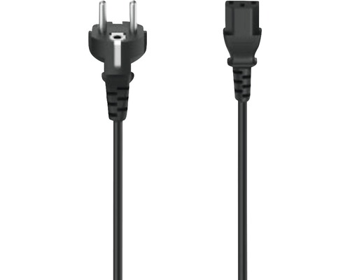 Cablu de alimentare desktop & monitor Hama 1,5m negru