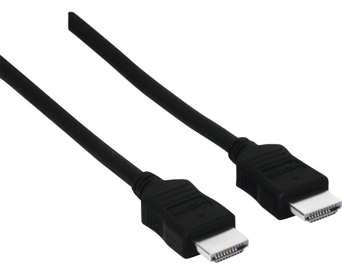 Cablu audio/video HDMI Hama 3m negru (conectori tată)