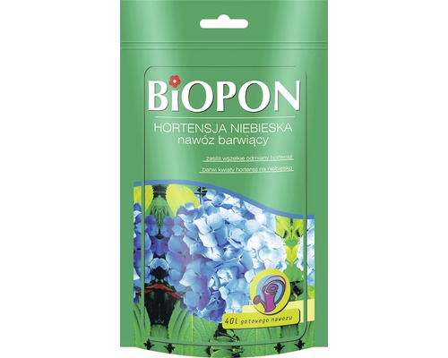 Îngrășământ colorant Biopon pentru hortensii 200 g