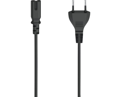 Cablu pentru alimentator laptop Hama 1,5m negru, 2 pini