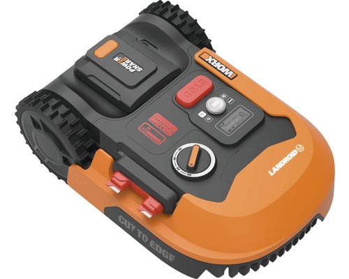 Mașină de tuns iarba cu afișaj digital și buton de oprire