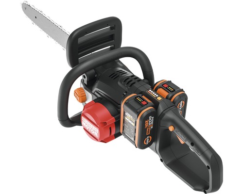 Drujbă cu acumulator Worx 2x20 V Basic fără acumulator și încărcător incluse Drujbă cu acumulator pe tijă