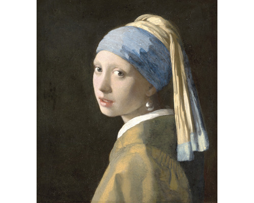 Fototapet vlies Special Decoration Vermeer Fata cu cercel de perlă 243x280 cm Pictura unei fete cu cercel de perlă