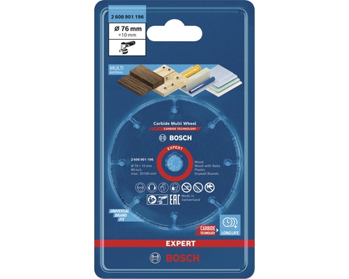 Disc debitare carbid Bosch Carbide Multiwheel Ø76x10 mm | HORNBACH