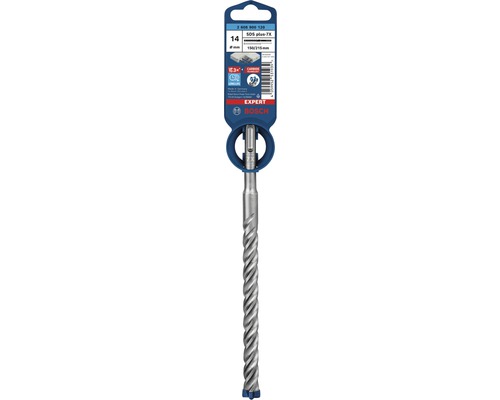 Burghiu Bosch Expert SDS plus 7X cu diametrul de 14 milimetri și lungimea de 150/215 milimetri