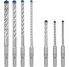 Set de burghie pentru ciocane rotopercutoare cu diametre diferite
