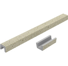 Bordură de gazon în formă de U din beton