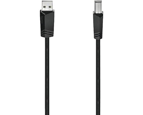 Cablu periferice USB tip B Hama 3m gri
