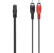 Cablu audio cu mufă jack de 3,5 milimetri la doi conectori RCA