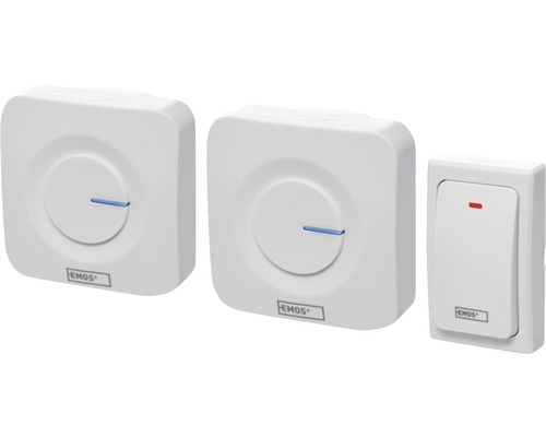 Set sonerie fără fir cu doi receptori și un transmițător