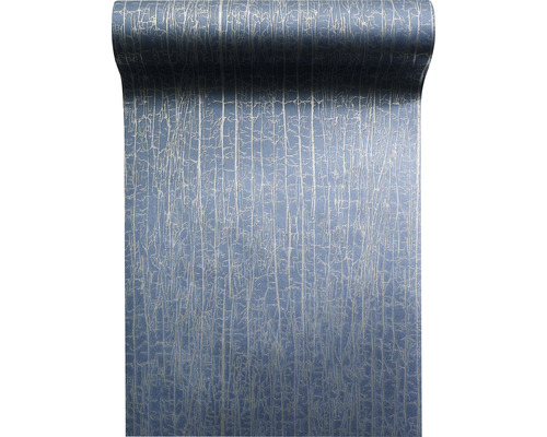 Tapet vlies Pure & Noble IV Lizzy Steel Blue 10,05x0,53 m