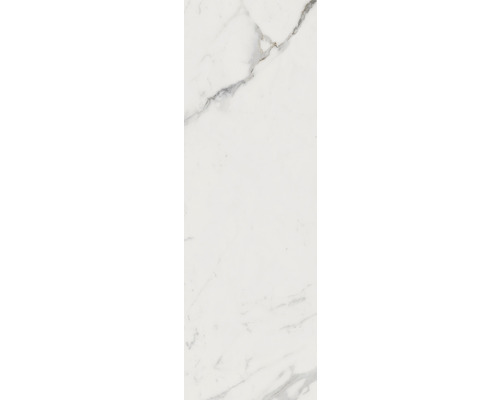 Faianță baie / bucătărie Sempre White albă lucioasă 25x75 cm