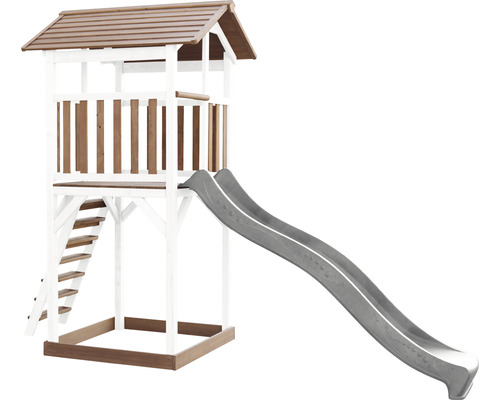 Turn de joacă cu tobogan pentru grădină