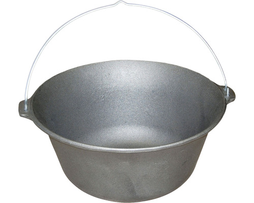 Cazan din fontă cu mâner