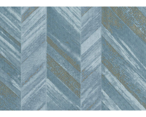 Tapet vlies 24643 imprimeu geometric albastru 10,05x0,52 m Tapetă cu model herringbone