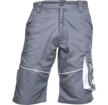 Pantaloni scurți de lucru gri cu buzunare