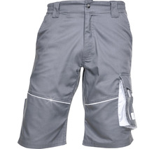 Pantaloni scurți de lucru gri cu buzunare