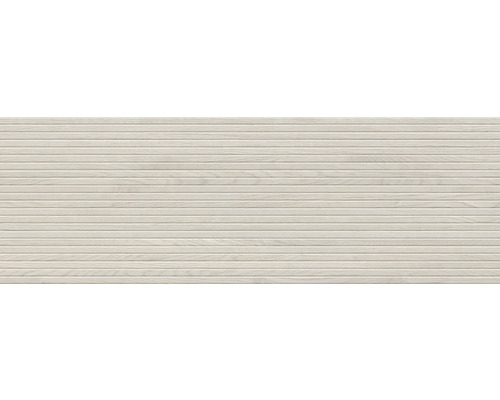 Faianță riflaj Dassel Maple rectificată 40x120 cm Placă decorativă cu aspect de lemn și caneluri orizontale