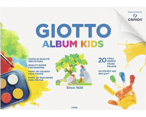 Bloc pictură Album Kids Giotto A4 20 foi
