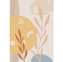 Grafică abstractă cu motive vegetale