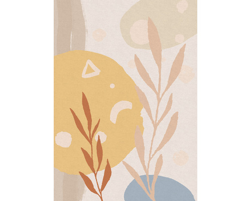 Fototapet vlies INX4-020 Bohemia Scandi 200x280 cm Grafică abstractă cu motive vegetale