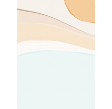 Reprezentare grafică abstractă cu linii ondulate