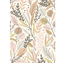 Model abstract de tapet cu frunze