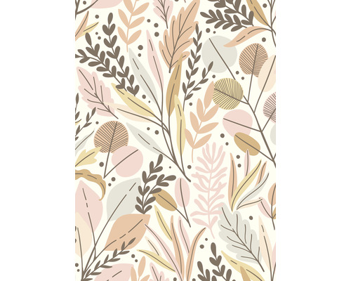 Fototapet vlies INX4-070 Twigs 200x280 cm Model abstract de tapet cu frunze