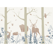 Fototapet vlies INX8-065 Forest Animals 400x280 cm