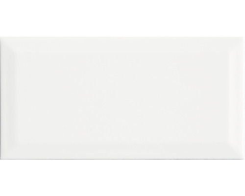 Faianță metro albă 10x20 cm Placă ceramică albă