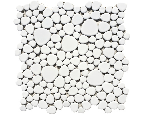Mozaic piscină ceramic XKM 110N alb mat 27,5x27,5 cm buc