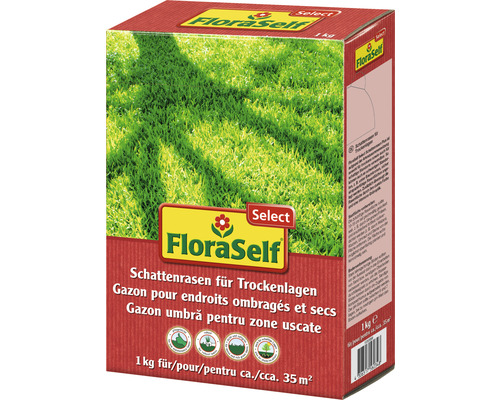 Semințe de gazon umbră pentru zone aride FloraSelf Select 1 kg / 35 m²