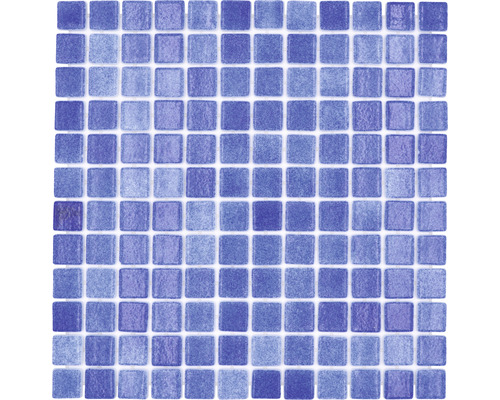Mozaic piscină sticlă VP508PAT albastru 31,6x31,6 cm Placă de mozaic cu elemente pătrate