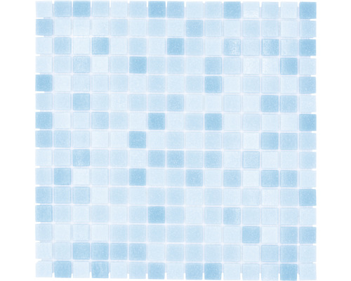 Mozaic piscină sticlă GM A331P albastru 32,8x30,5 cm Placă de mozaic din sticlă, aranjată pătratic