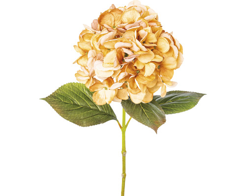Floare artificială Hortensie H 65 cm portocalie
