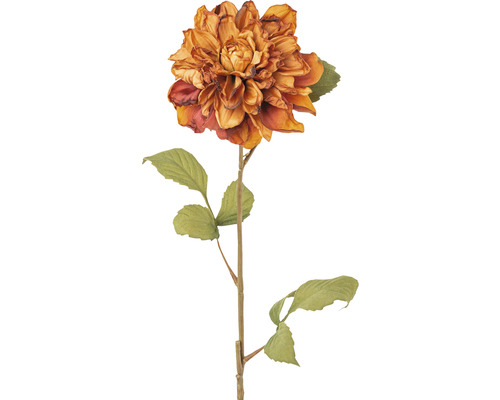 Floare artificială Dalie H 71 cm maro
